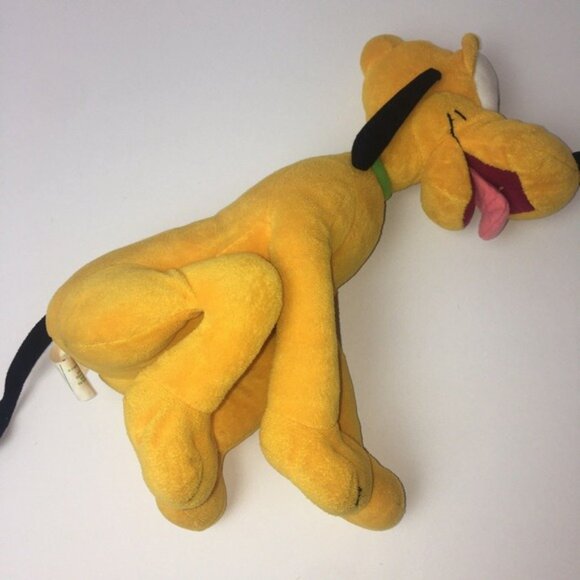 Disney Pluto 14" Plush Stuffed Animal Yellow Classic Character Kohl's Cares Toy - Picture 4 of 5